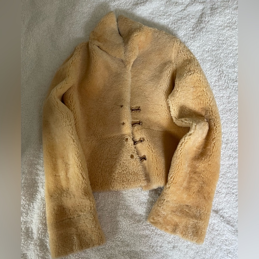 Offer welcome~! Genuine shearling reversible sheepskin jacket/coat
